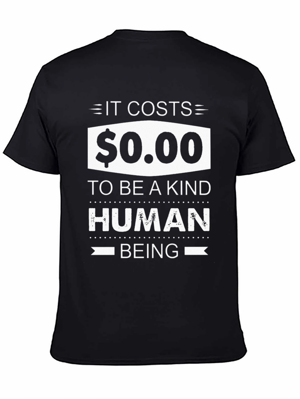 Kind Human Black Graphic Tee