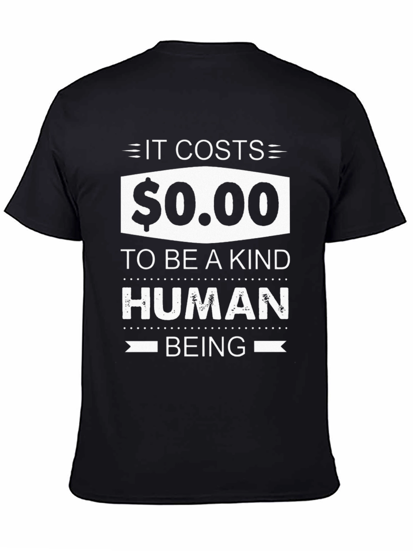 Kind Human Black Graphic Tee