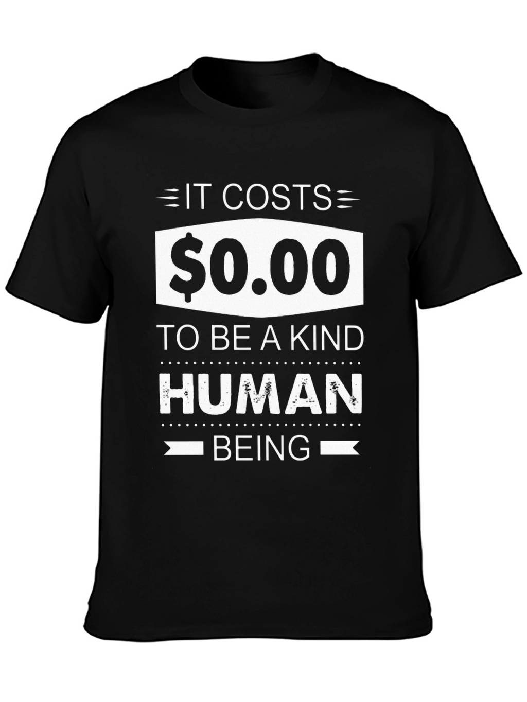 Kind Human Black Graphic Tee
