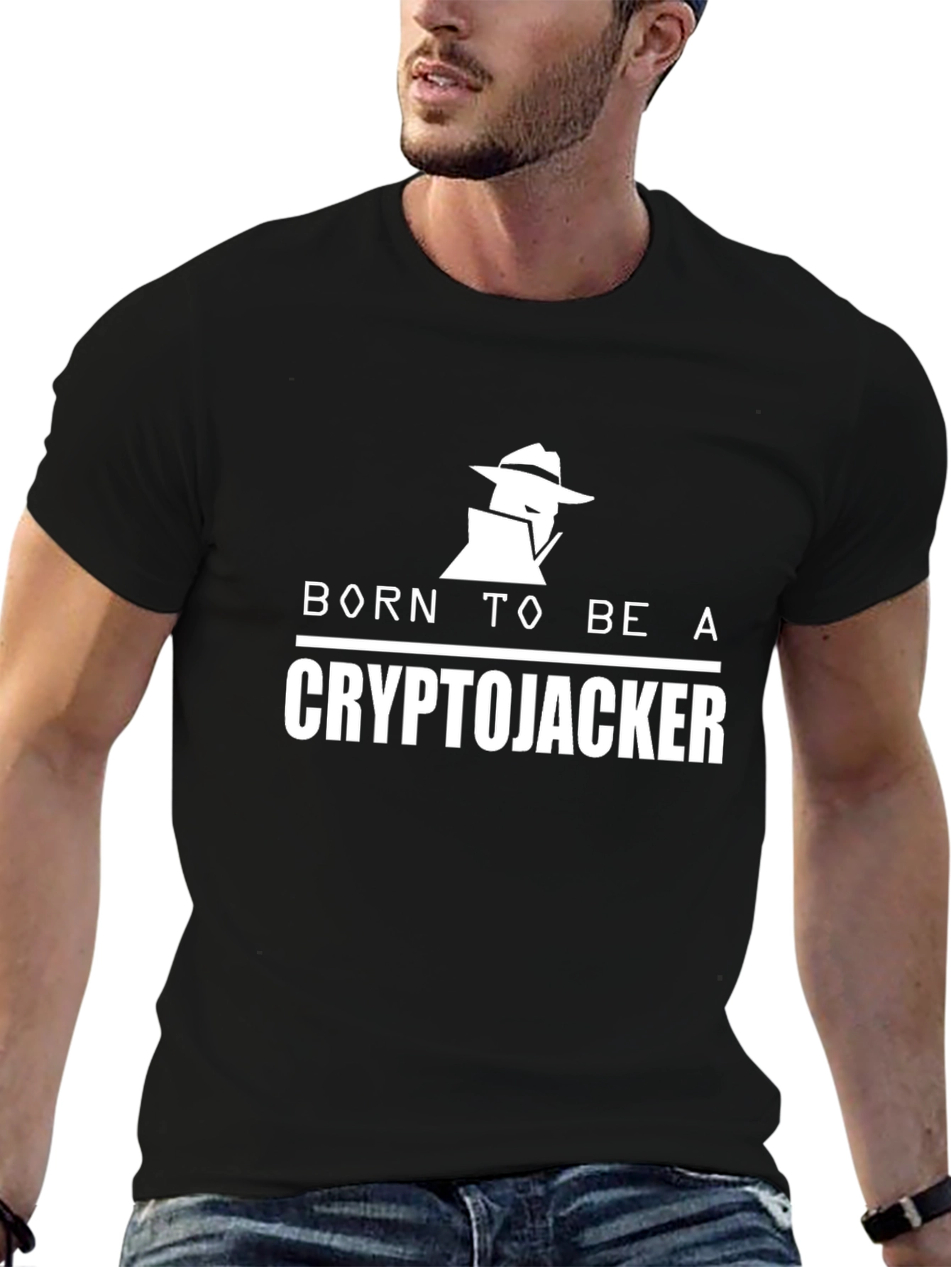 CryptoJacker T-Shirt - Hacking Design