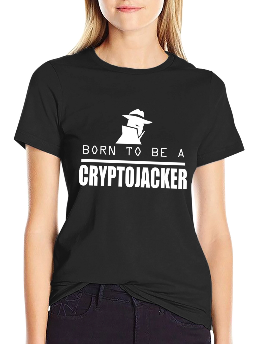 CryptoJacker T-Shirt - Hacking Design