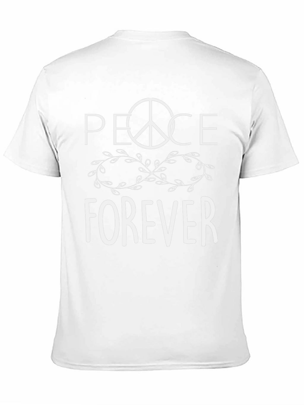 Peace Forever T-Shirt - Black Graphic Tee