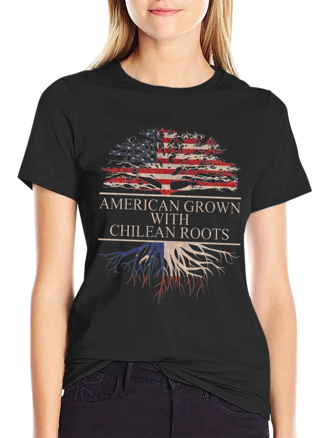 American Grown with Chilean Roots T-Shirt