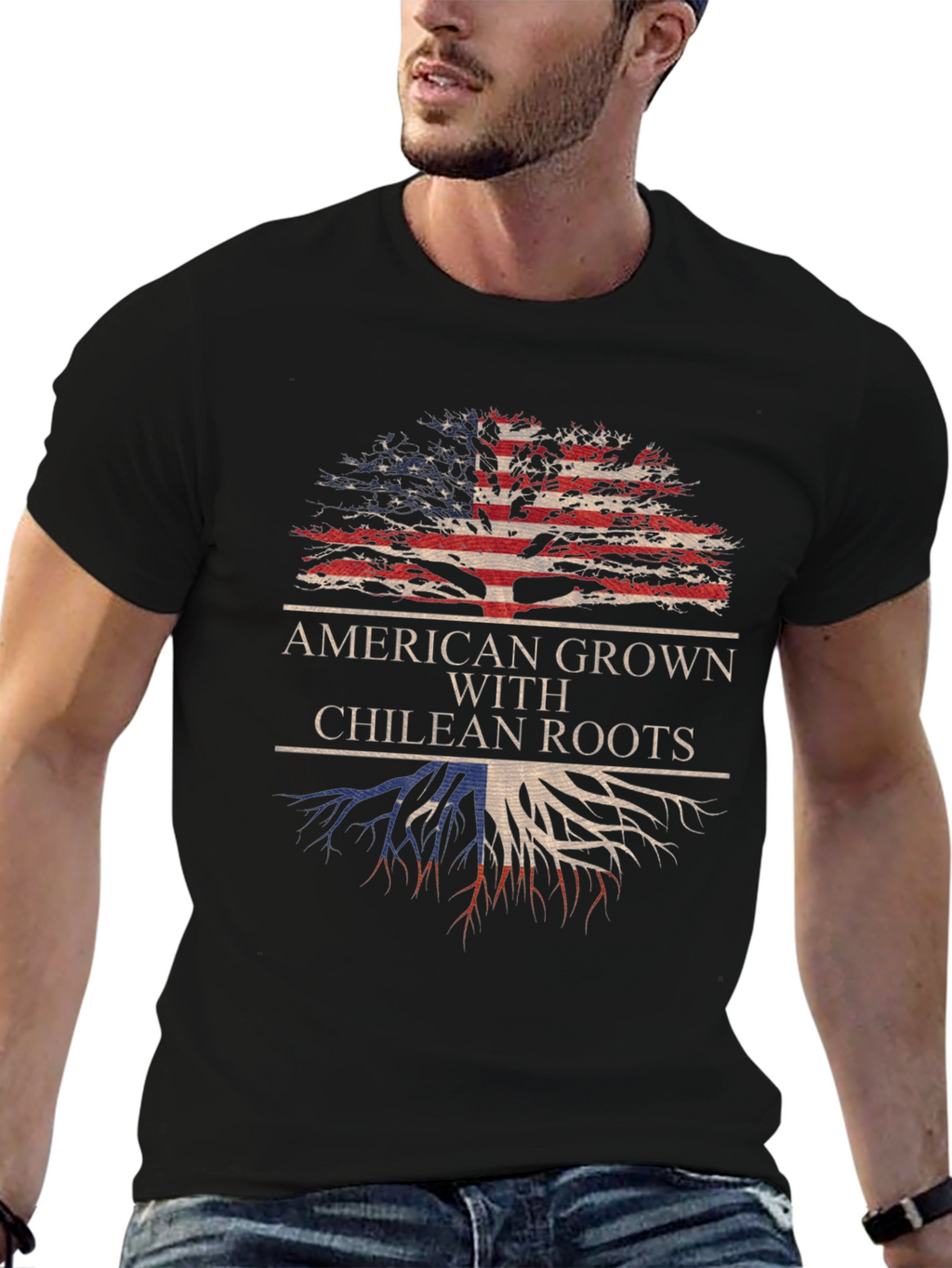 American Grown with Chilean Roots T-Shirt