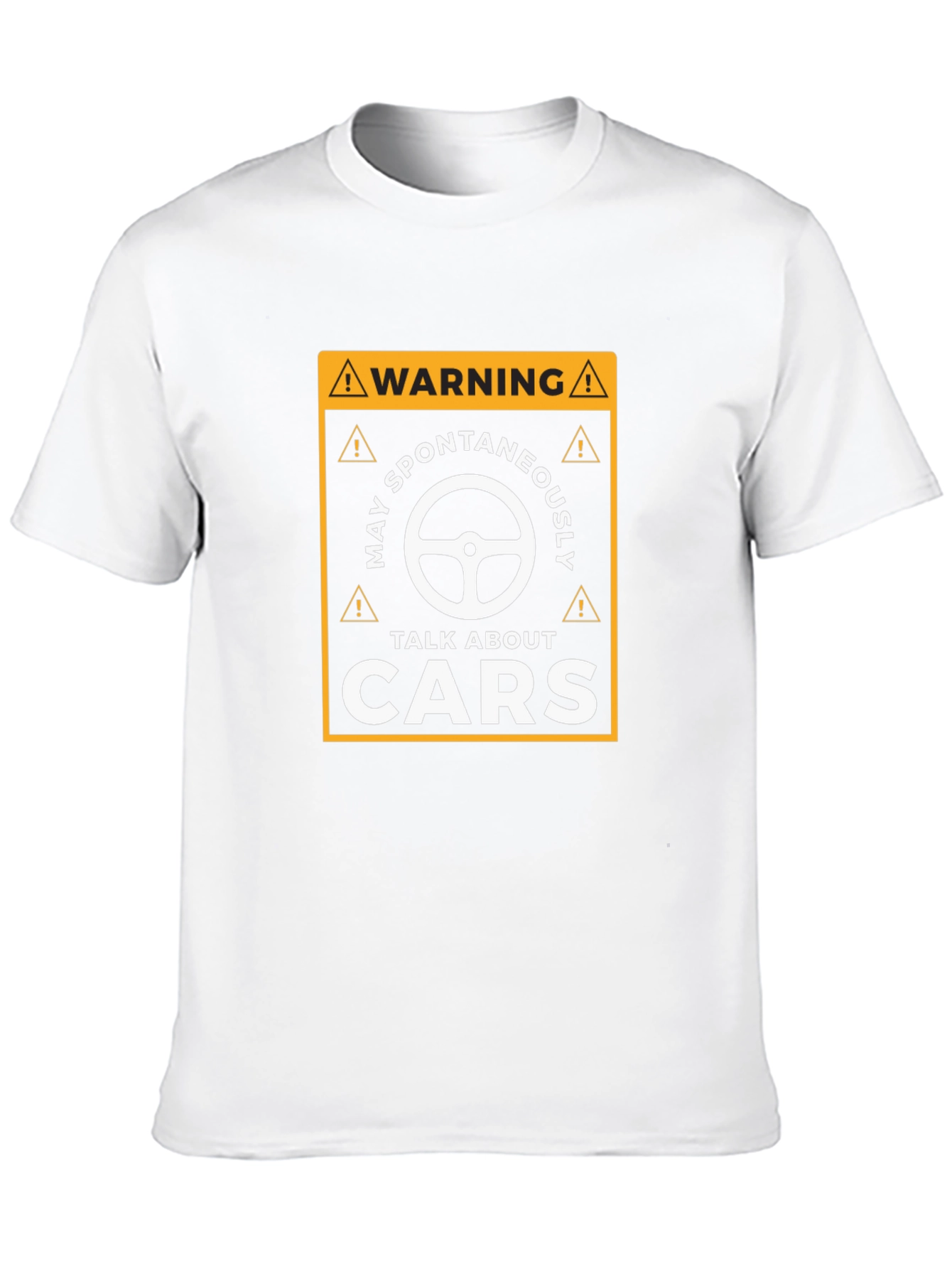 Warning: May Spontaneously Talk About Cars T-Shirt