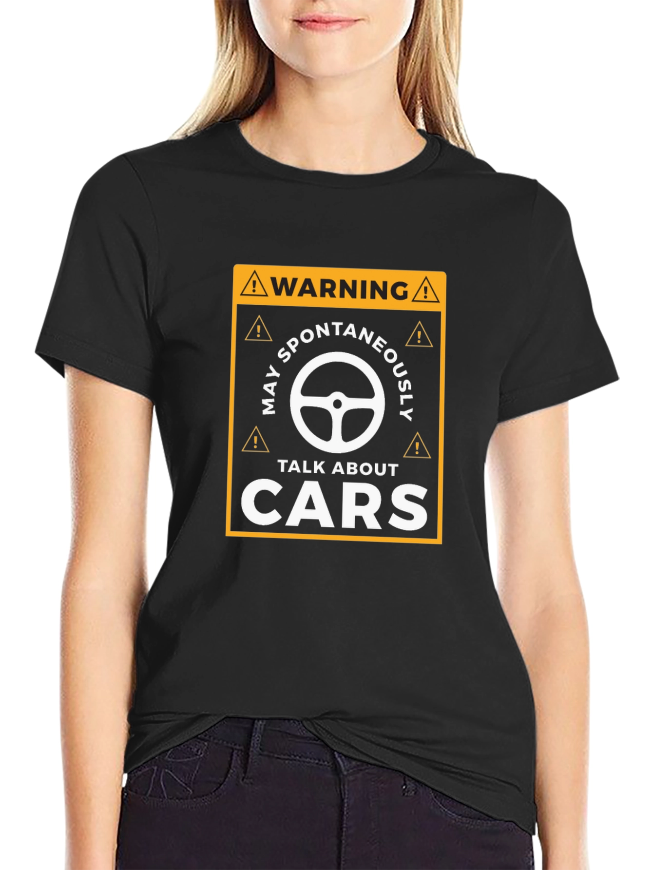 Warning: May Spontaneously Talk About Cars T-Shirt