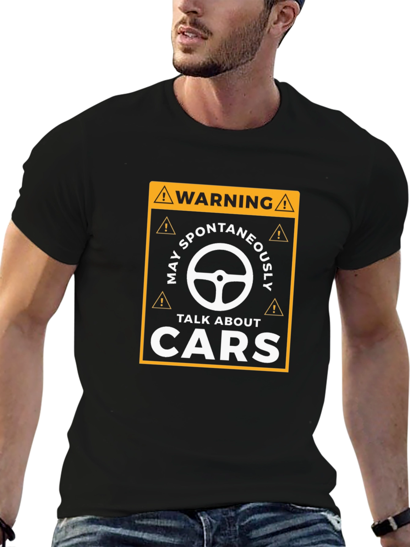 Warning: May Spontaneously Talk About Cars T-Shirt