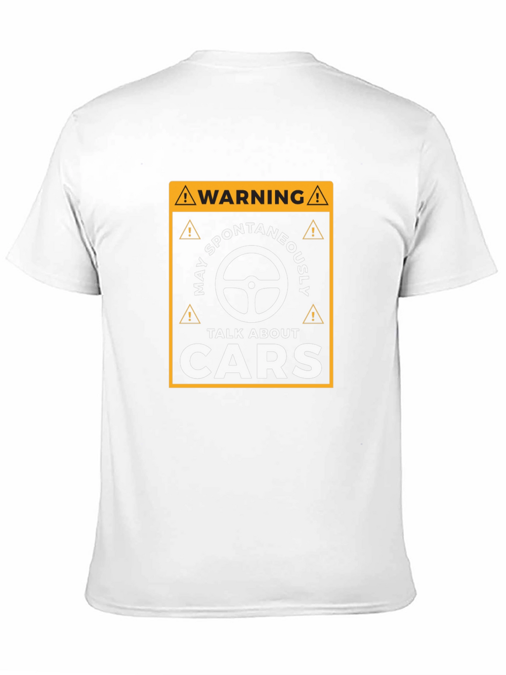 Warning: May Spontaneously Talk About Cars T-Shirt