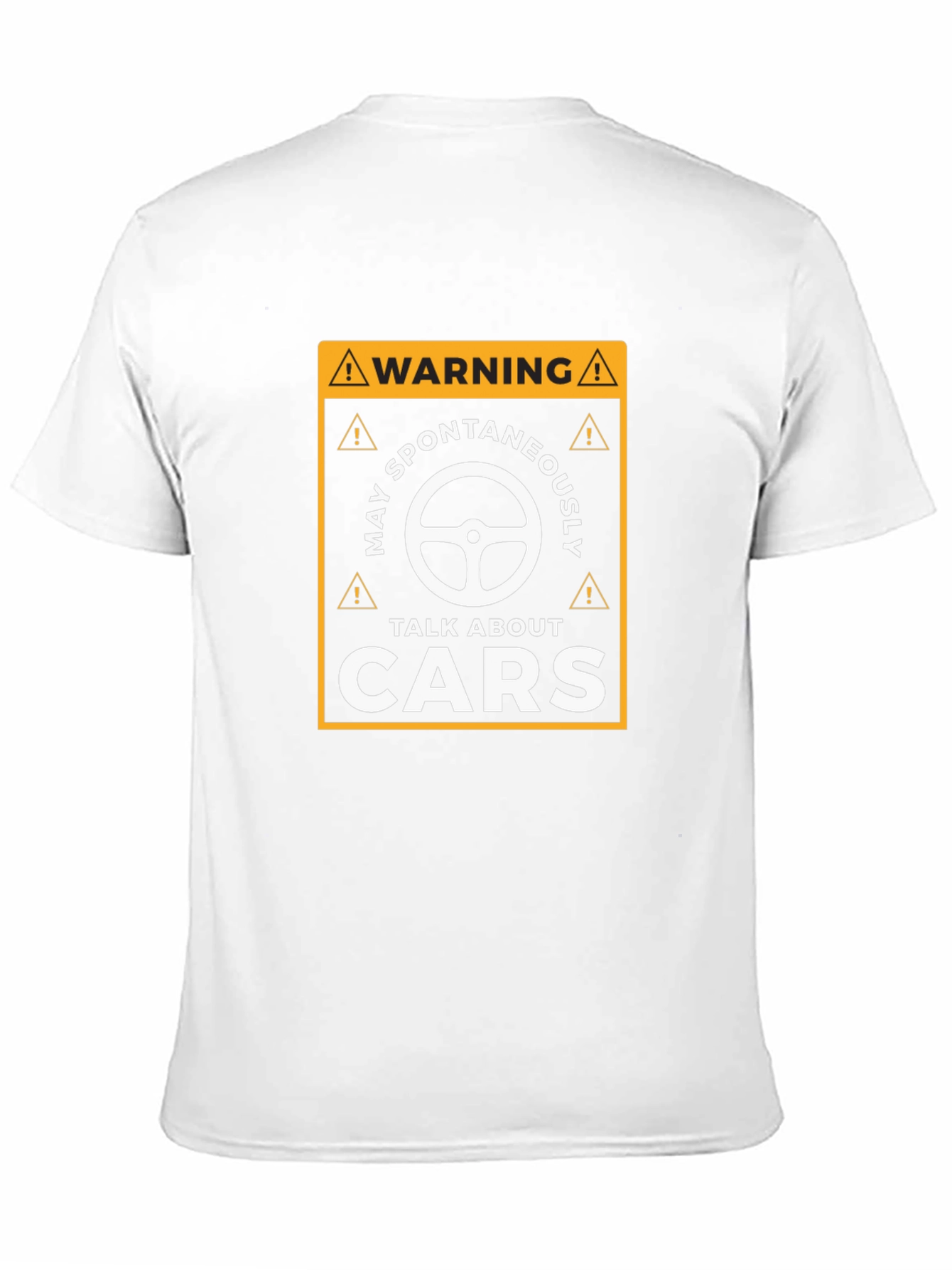 Warning: May Spontaneously Talk About Cars T-Shirt