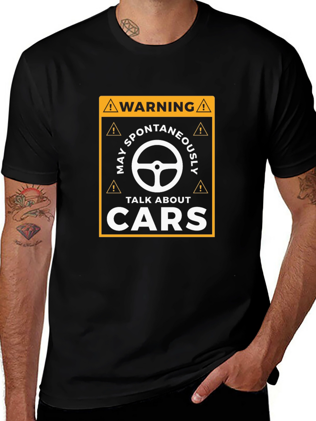 Warning: May Spontaneously Talk About Cars T-Shirt