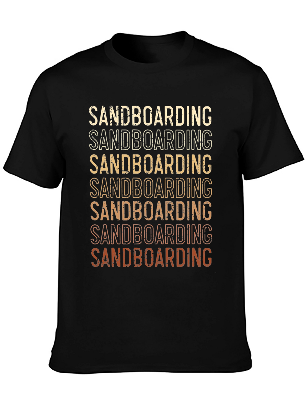 Sandboarding Retro Graphic Tee - Black