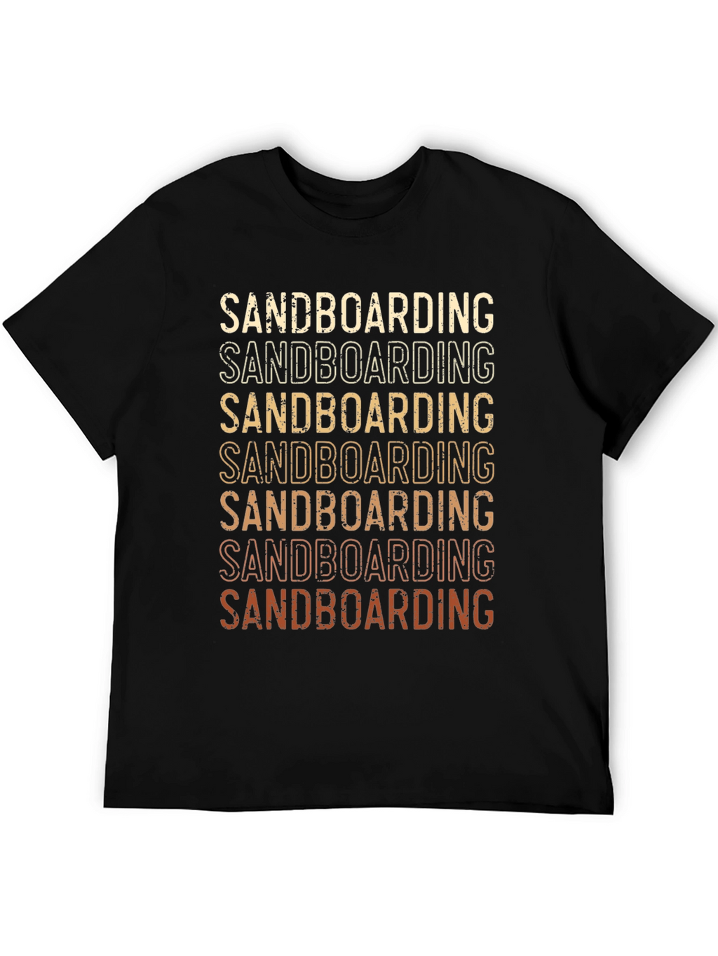 Sandboarding Retro Graphic Tee - Black
