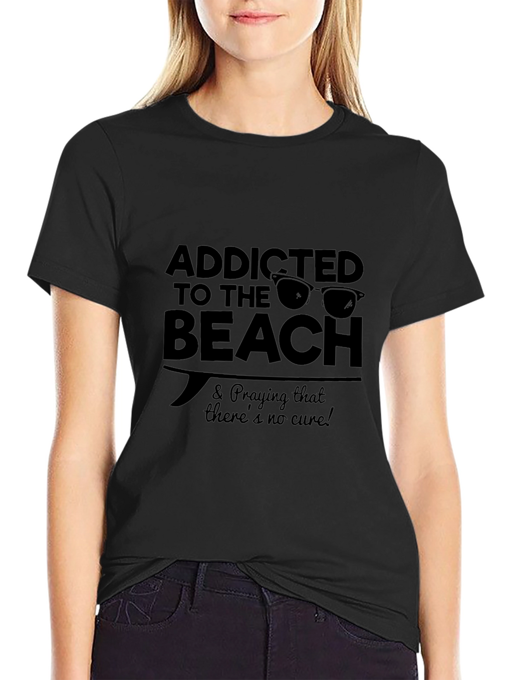 Addicted to the Beach Graphic T-Shirt