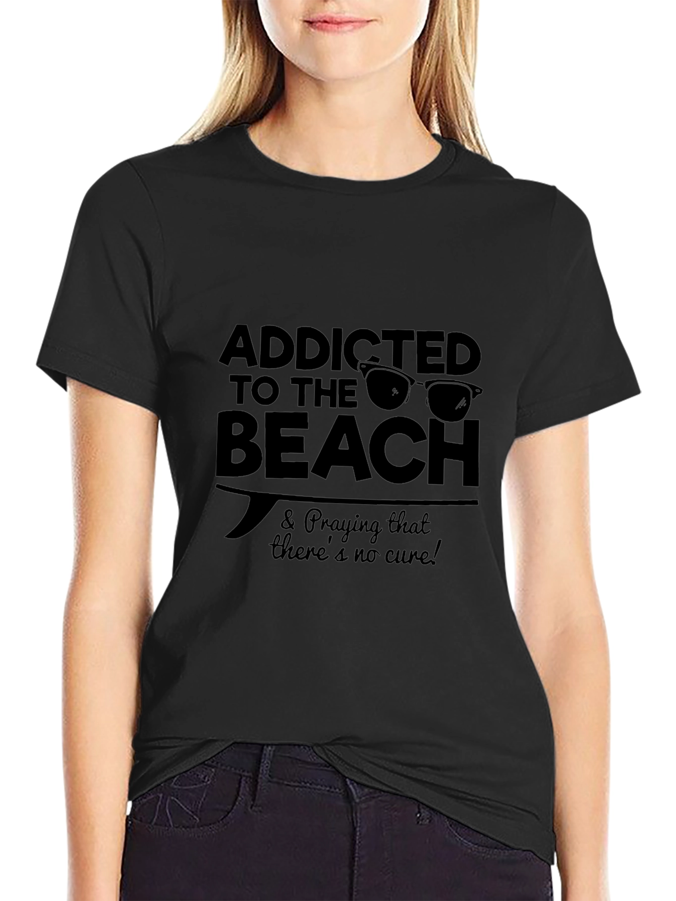 Addicted to the Beach Graphic T-Shirt