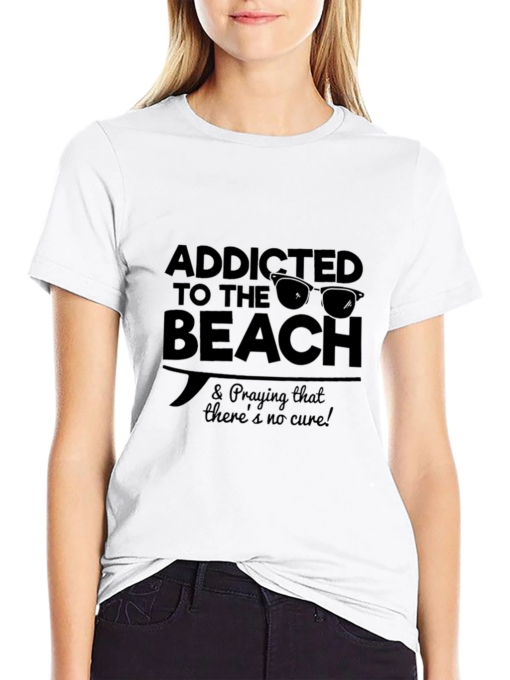 Addicted to the Beach Graphic T-Shirt