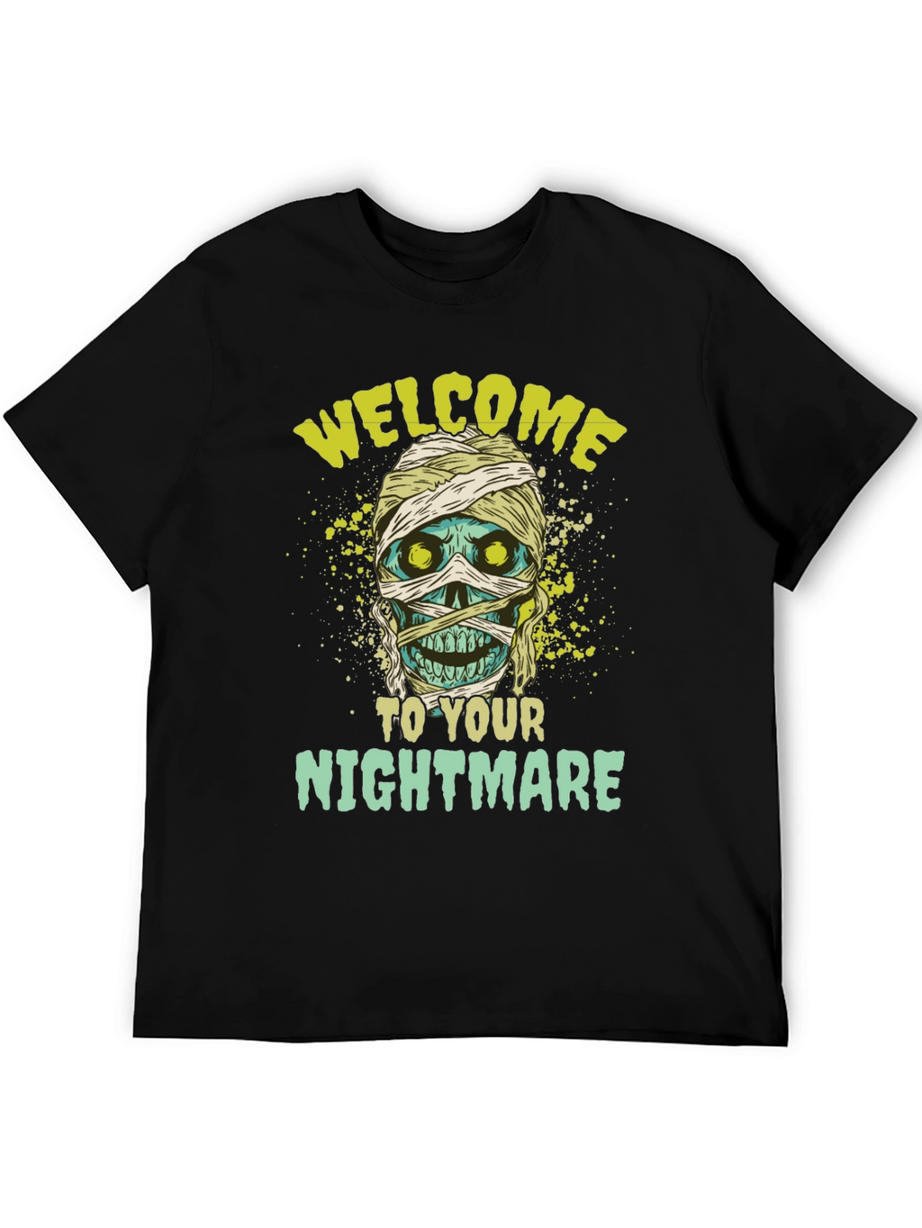 Mummy Nightmare Graphic Tee - Halloween Shirt