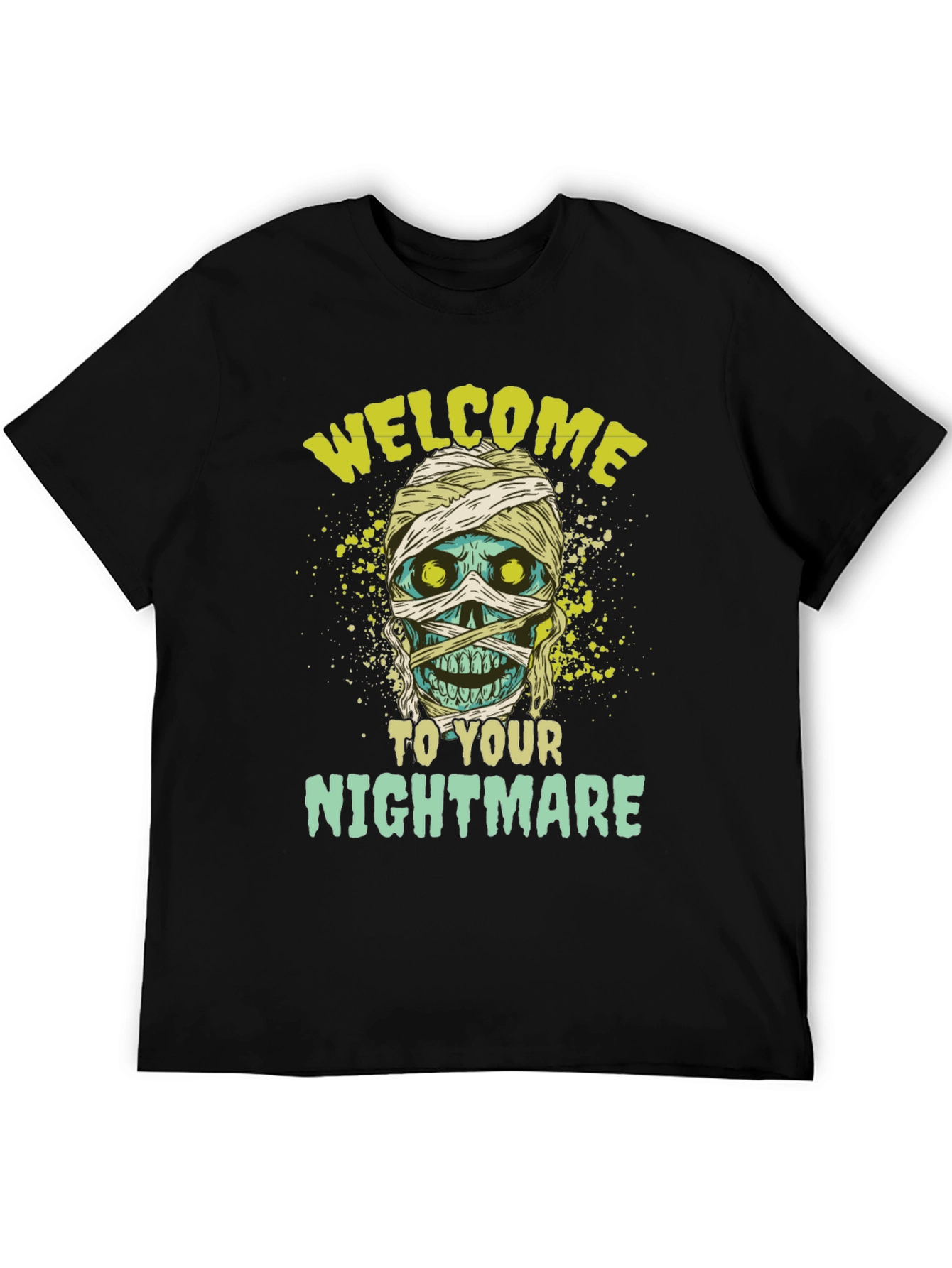 Mummy Nightmare Graphic Tee - Halloween Shirt