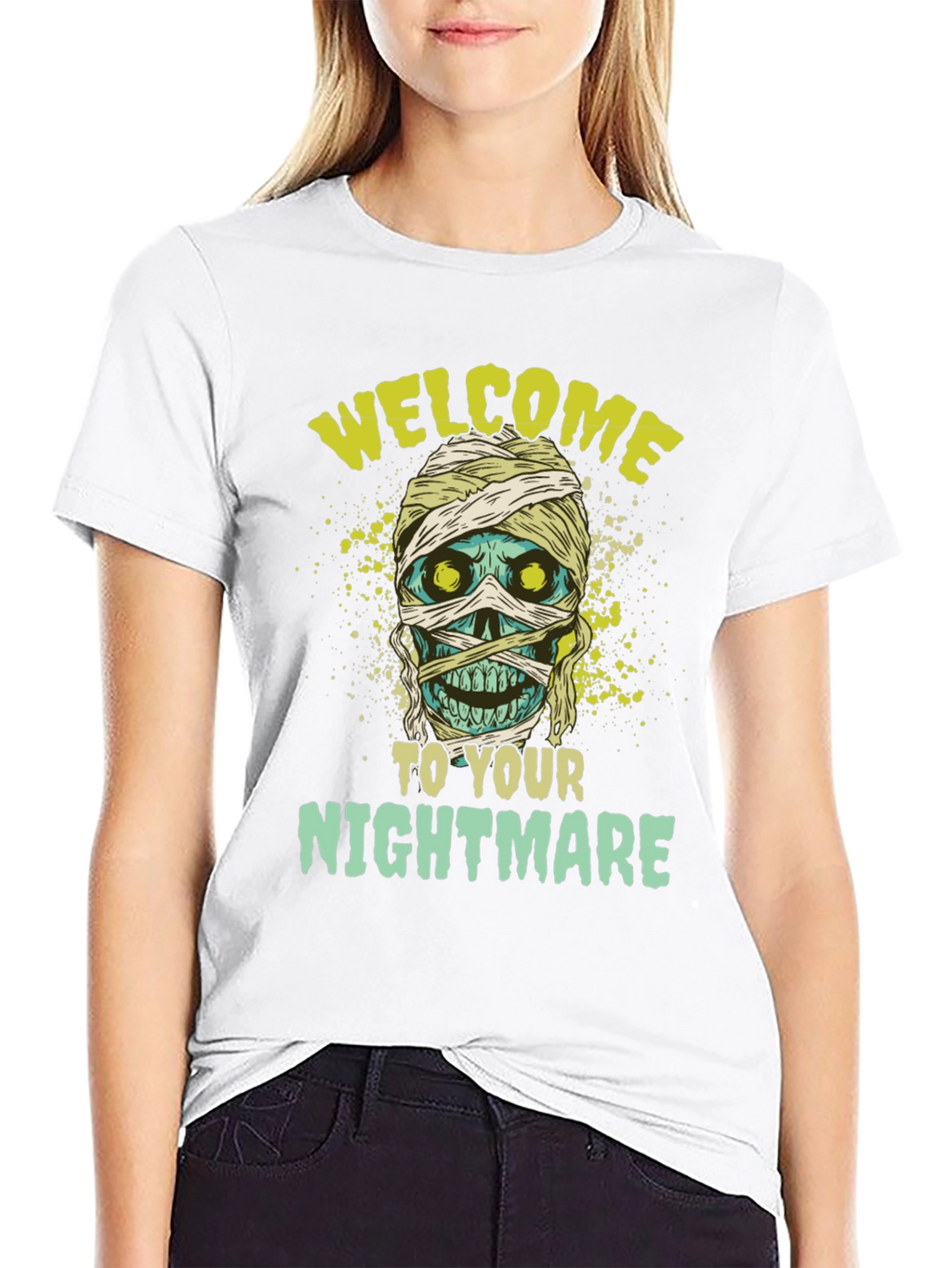 Mummy Nightmare Graphic Tee - Halloween Shirt