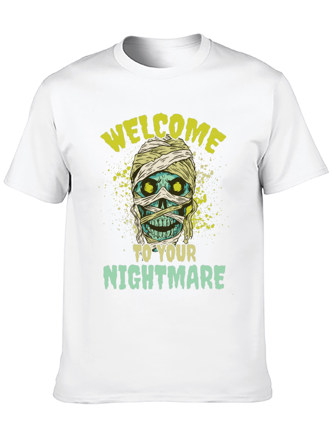 Mummy Nightmare Graphic Tee - Halloween Shirt