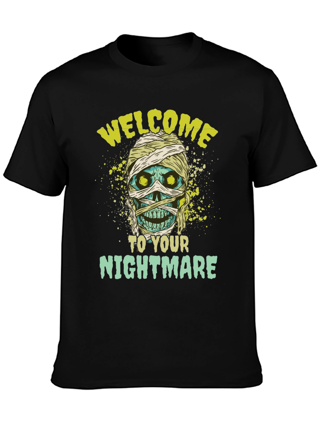 Mummy Nightmare Graphic Tee - Halloween Shirt