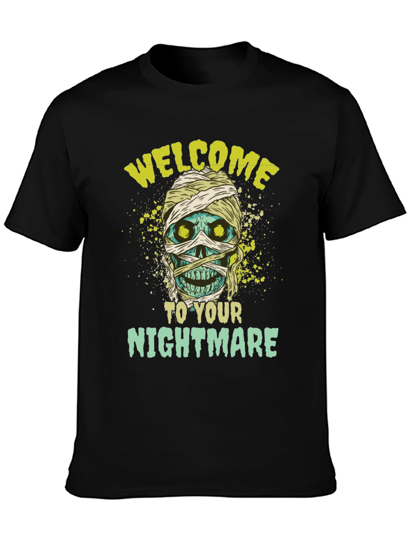 Mummy Nightmare Graphic Tee - Halloween Shirt