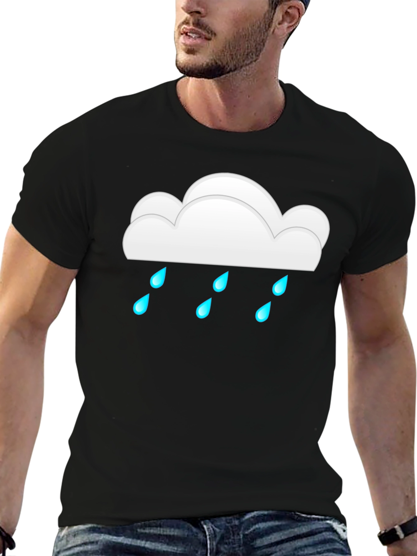 Rain Cloud Graphic Tee - Weather Lovers Shirt