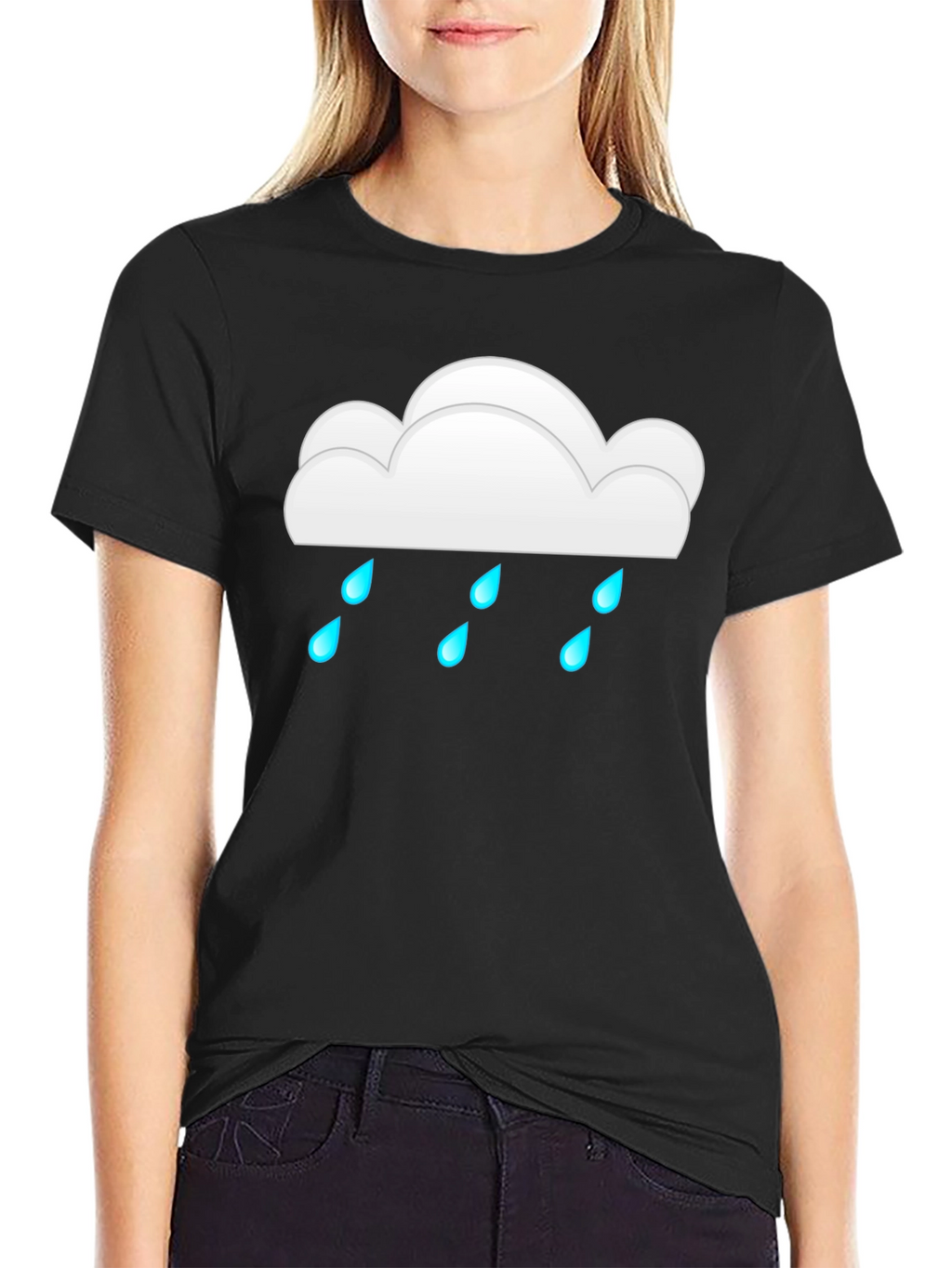Rain Cloud Graphic Tee - Weather Lovers Shirt