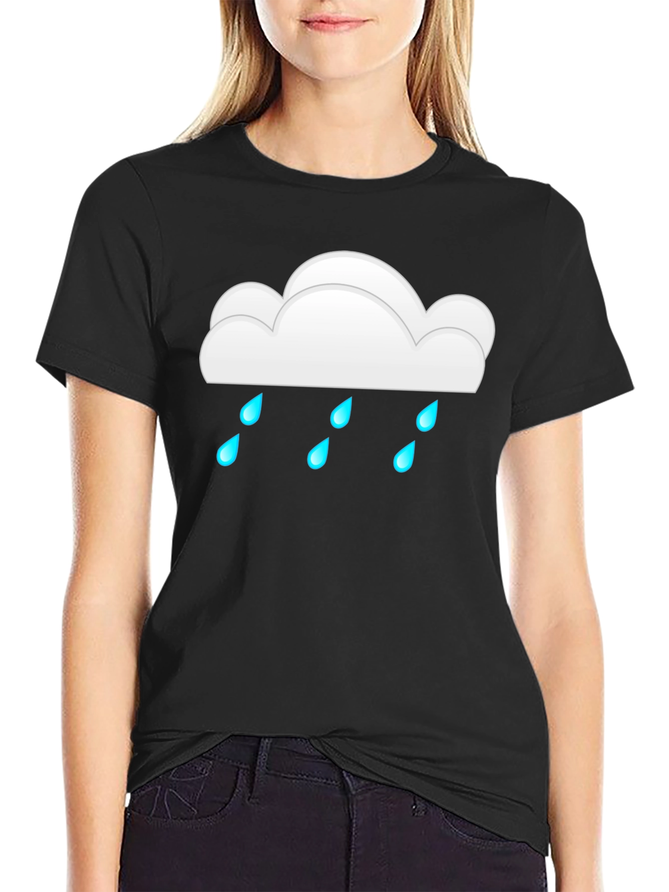 Rain Cloud Graphic Tee - Weather Lovers Shirt