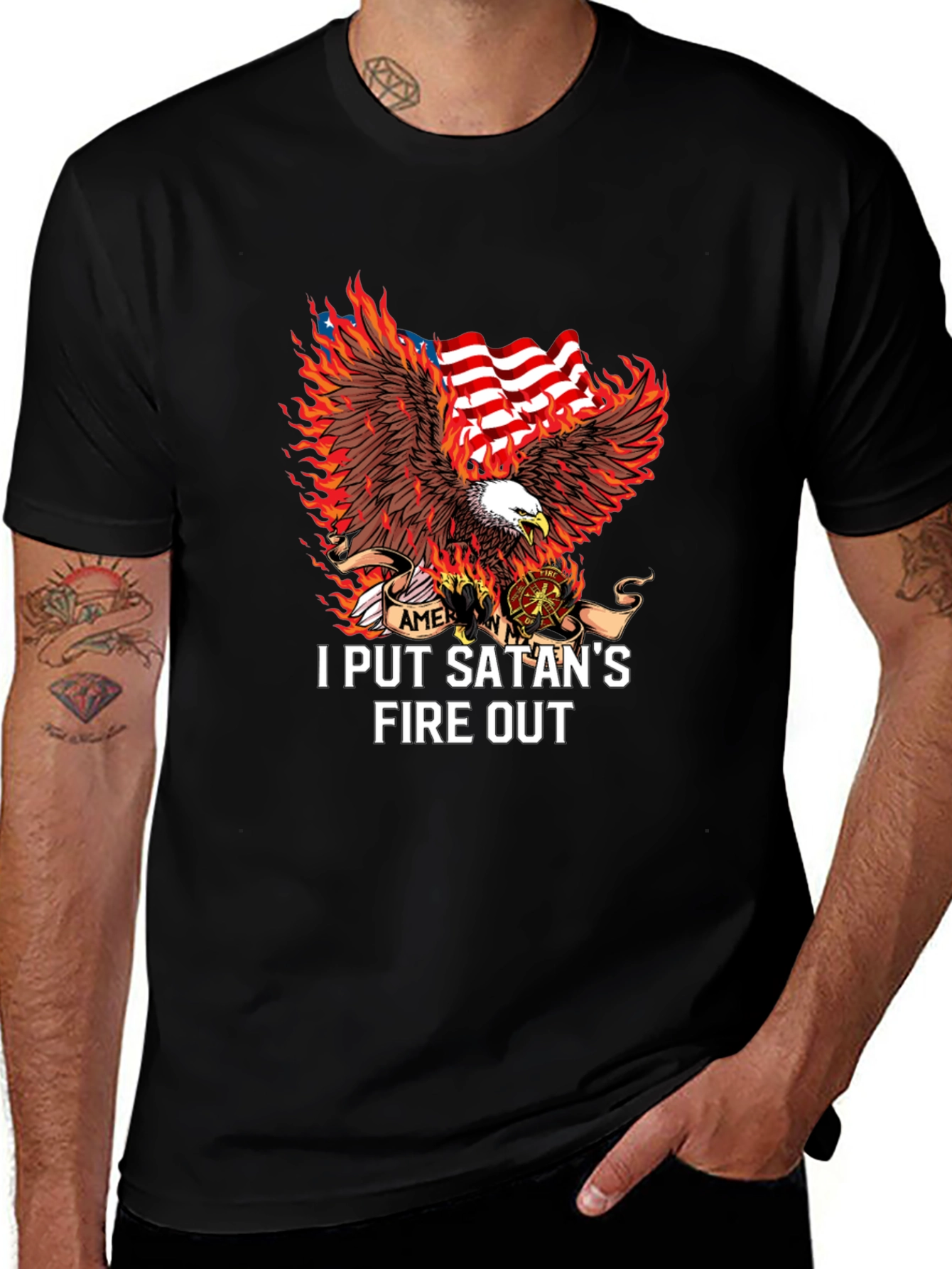 I Put Satans Fire Out T-Shirt