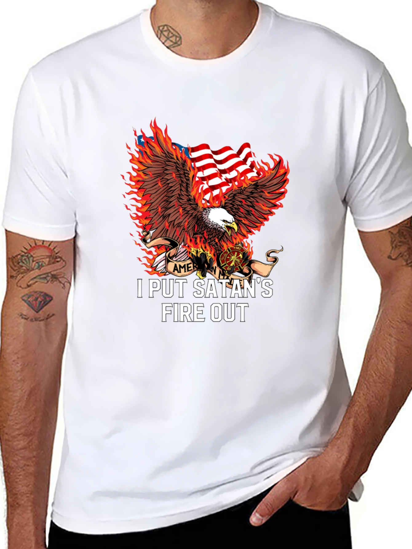 I Put Satans Fire Out T-Shirt