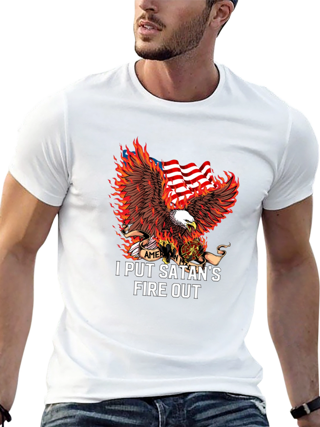 I Put Satans Fire Out T-Shirt