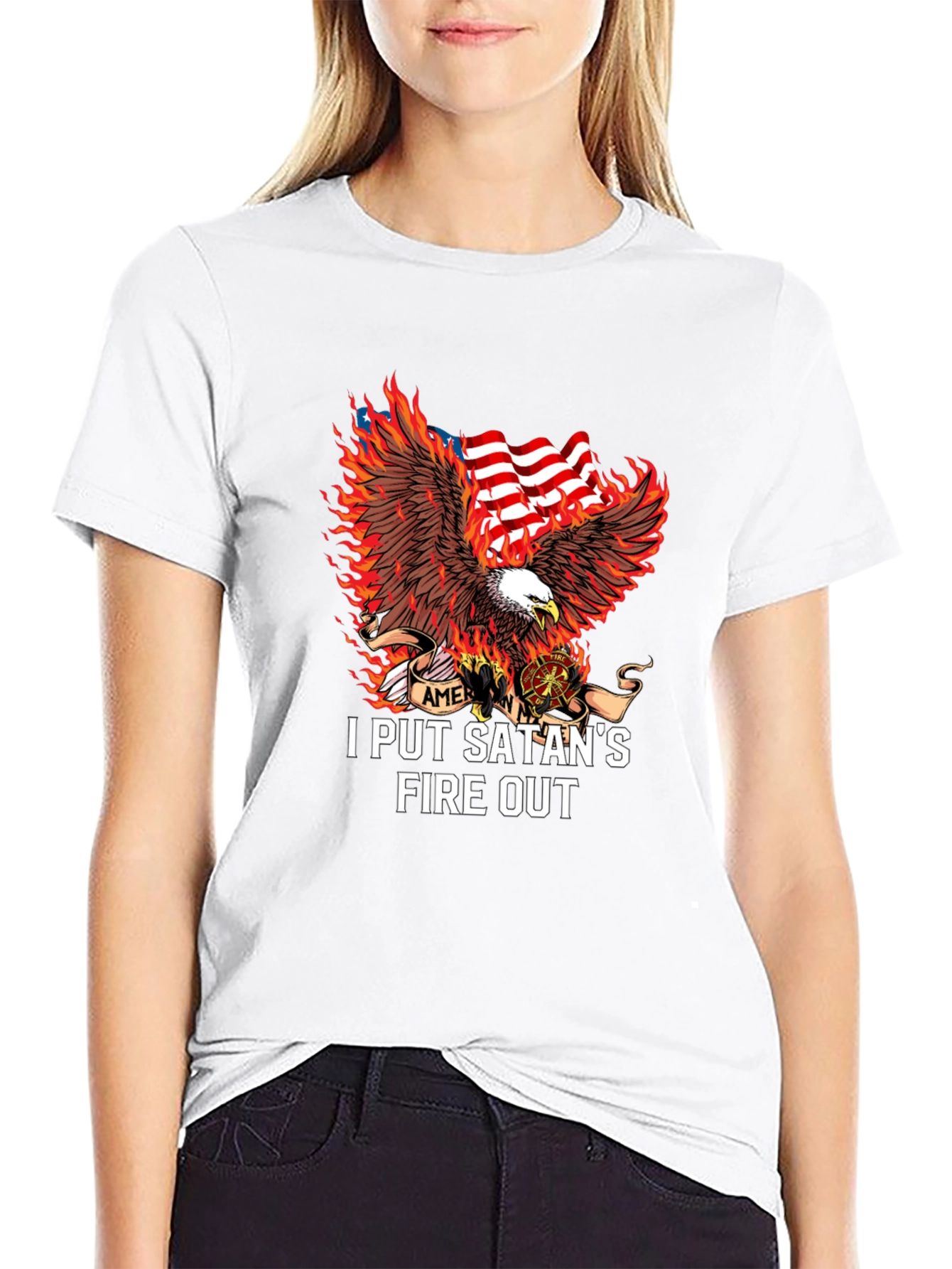 I Put Satans Fire Out T-Shirt