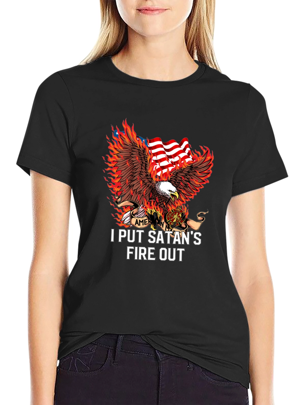 I Put Satans Fire Out T-Shirt