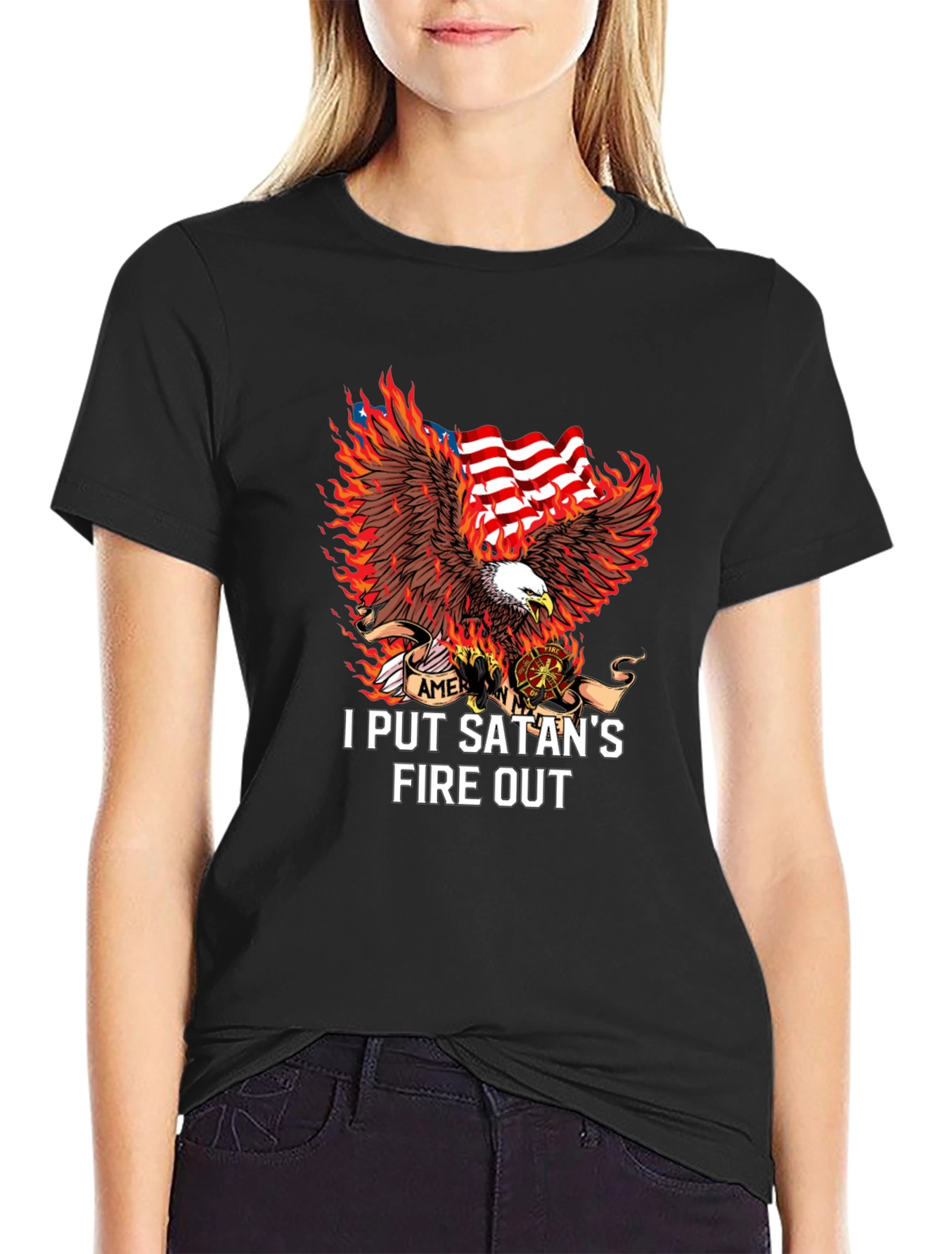 I Put Satans Fire Out T-Shirt