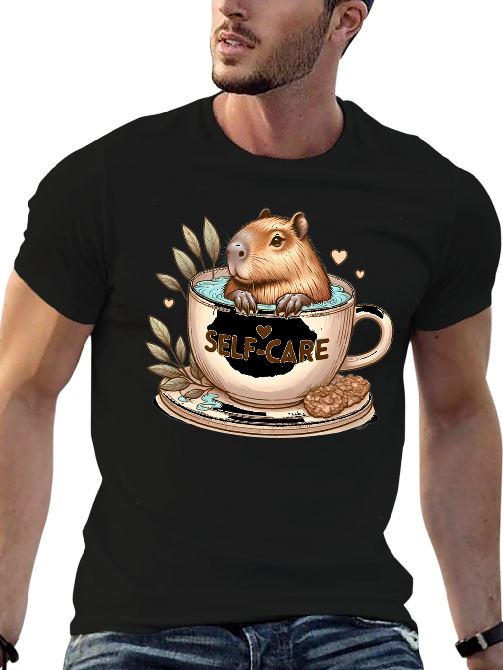 Self-Care Capybara T-Shirt