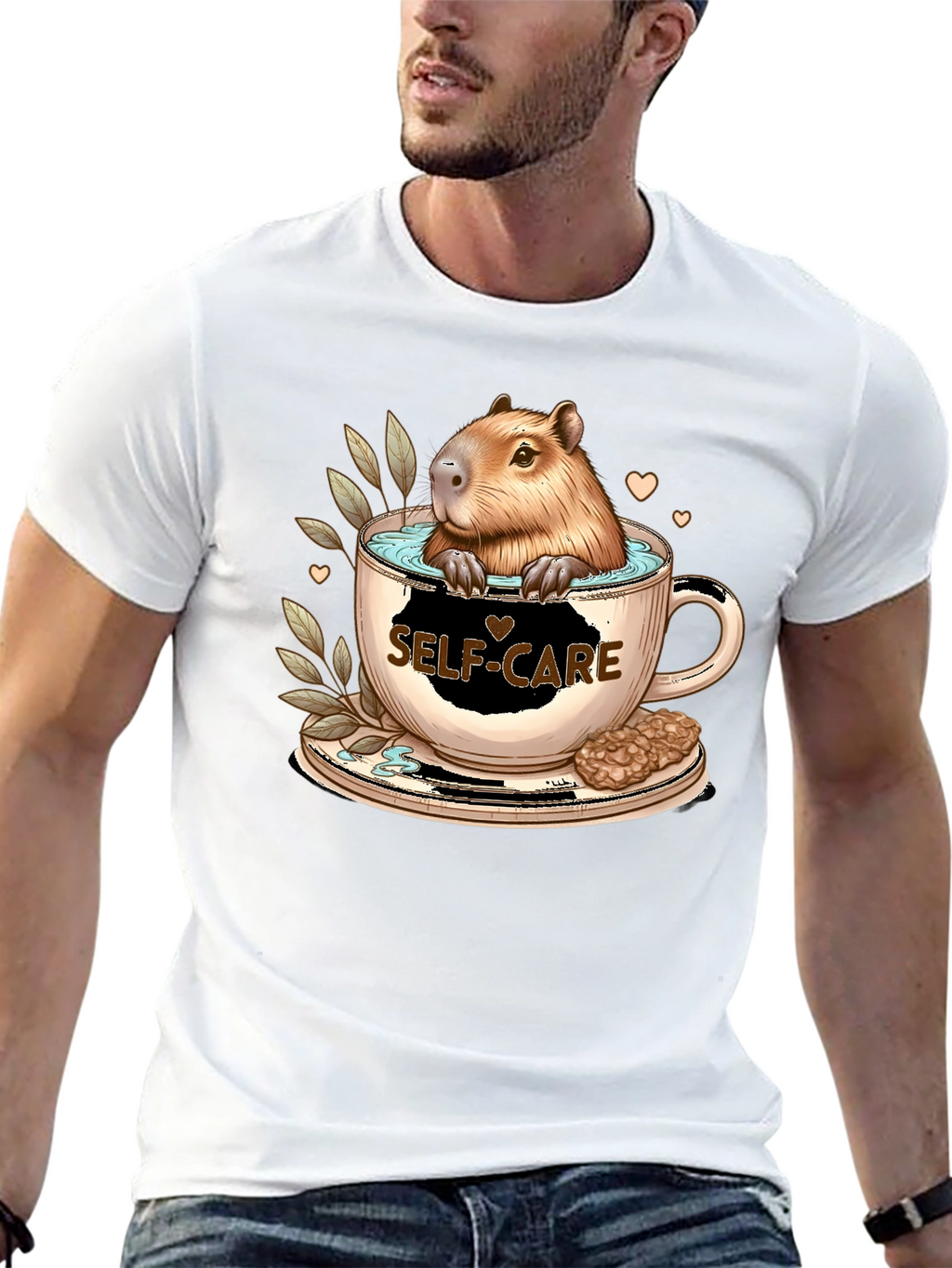 Self-Care Capybara T-Shirt