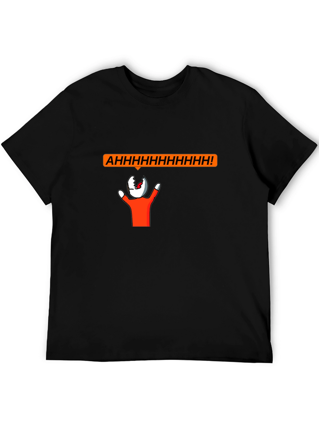 Screaming Head Graphic T-Shirt - Unique Funny Design