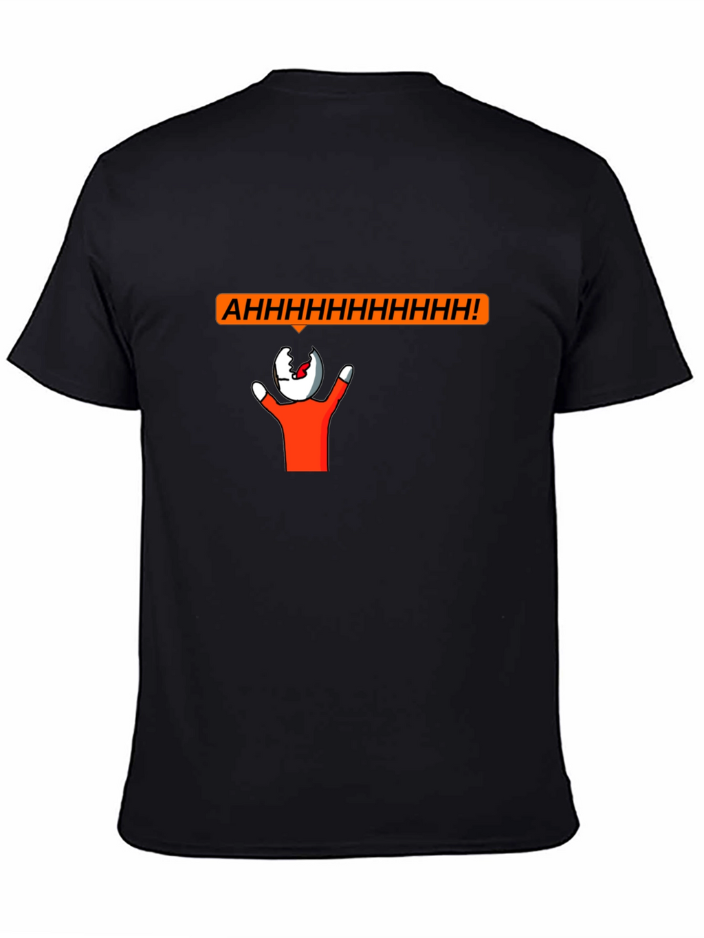 Screaming Head Graphic T-Shirt - Unique Funny Design