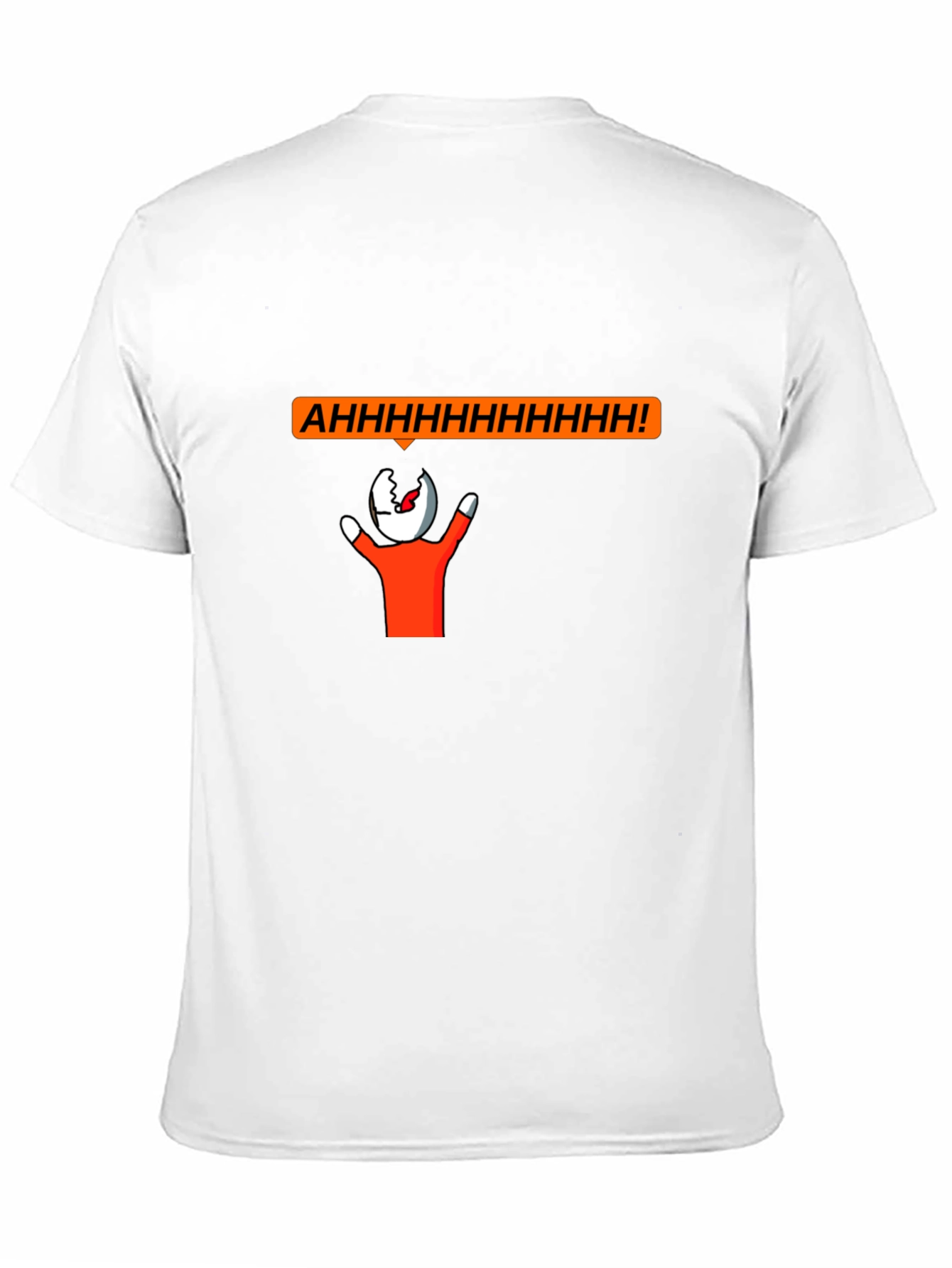 Screaming Head Graphic T-Shirt - Unique Funny Design
