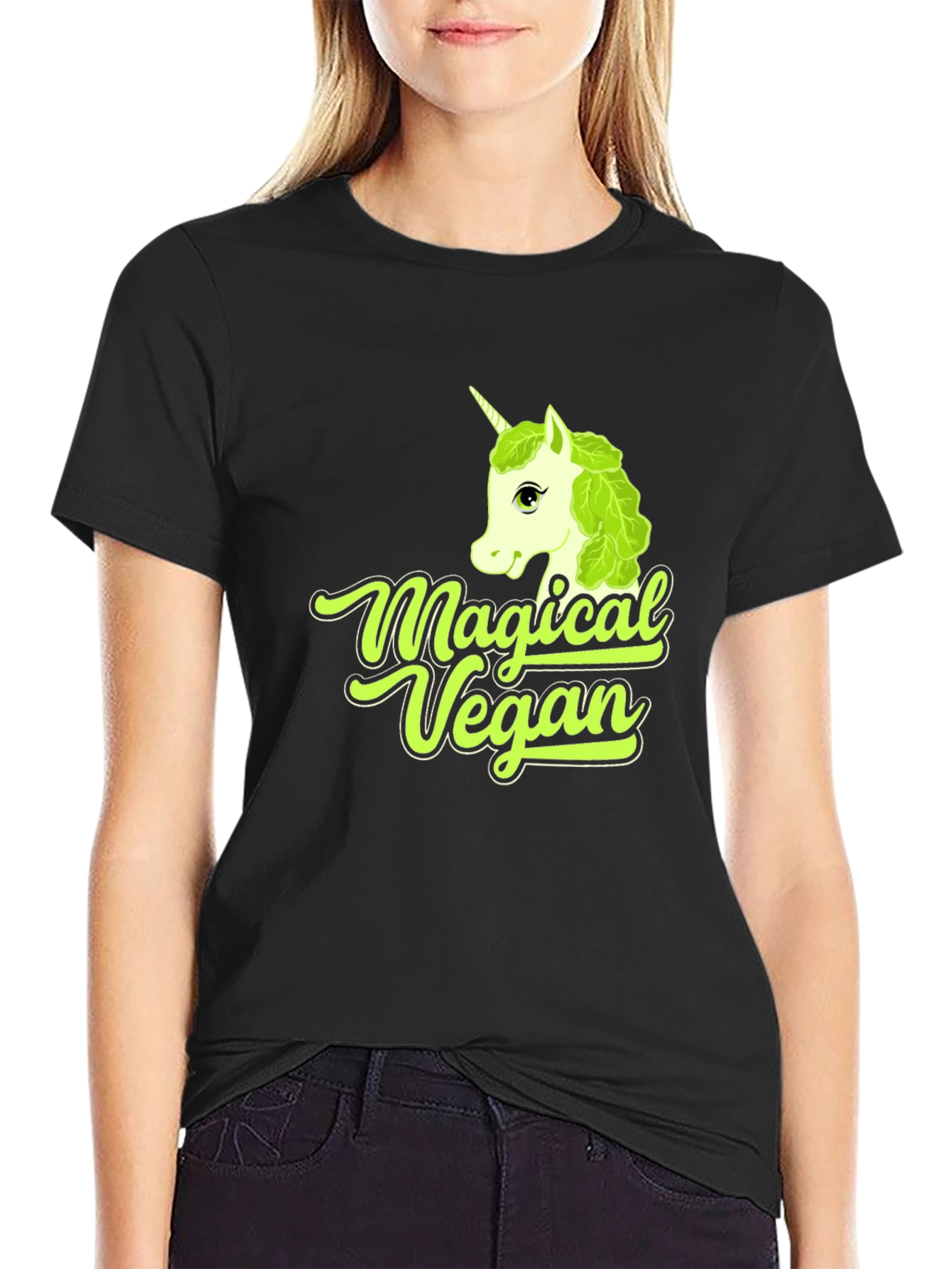 Magical Vegan T-Shirt - Unicorn Graphic Tee