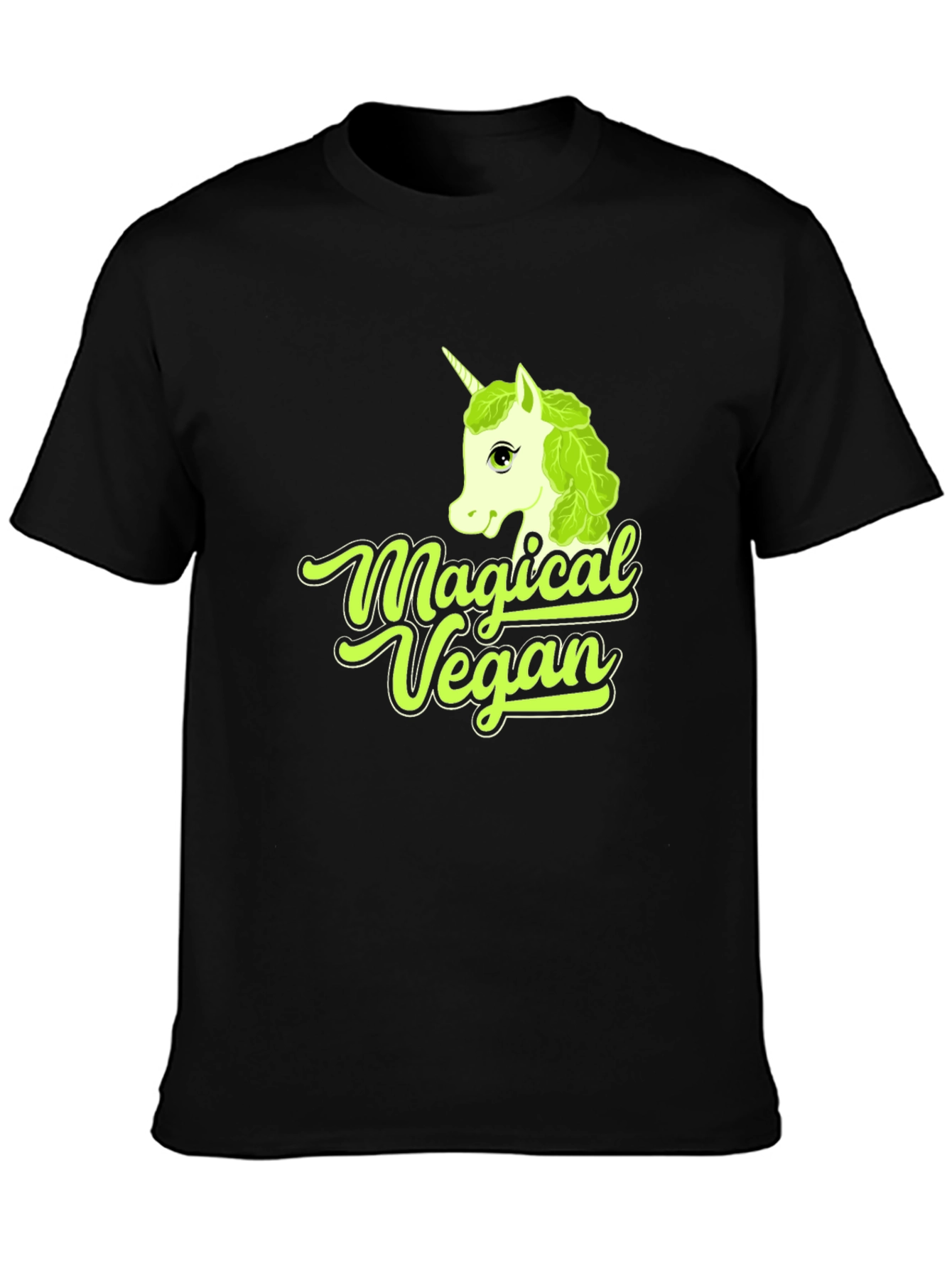 Magical Vegan T-Shirt - Unicorn Graphic Tee