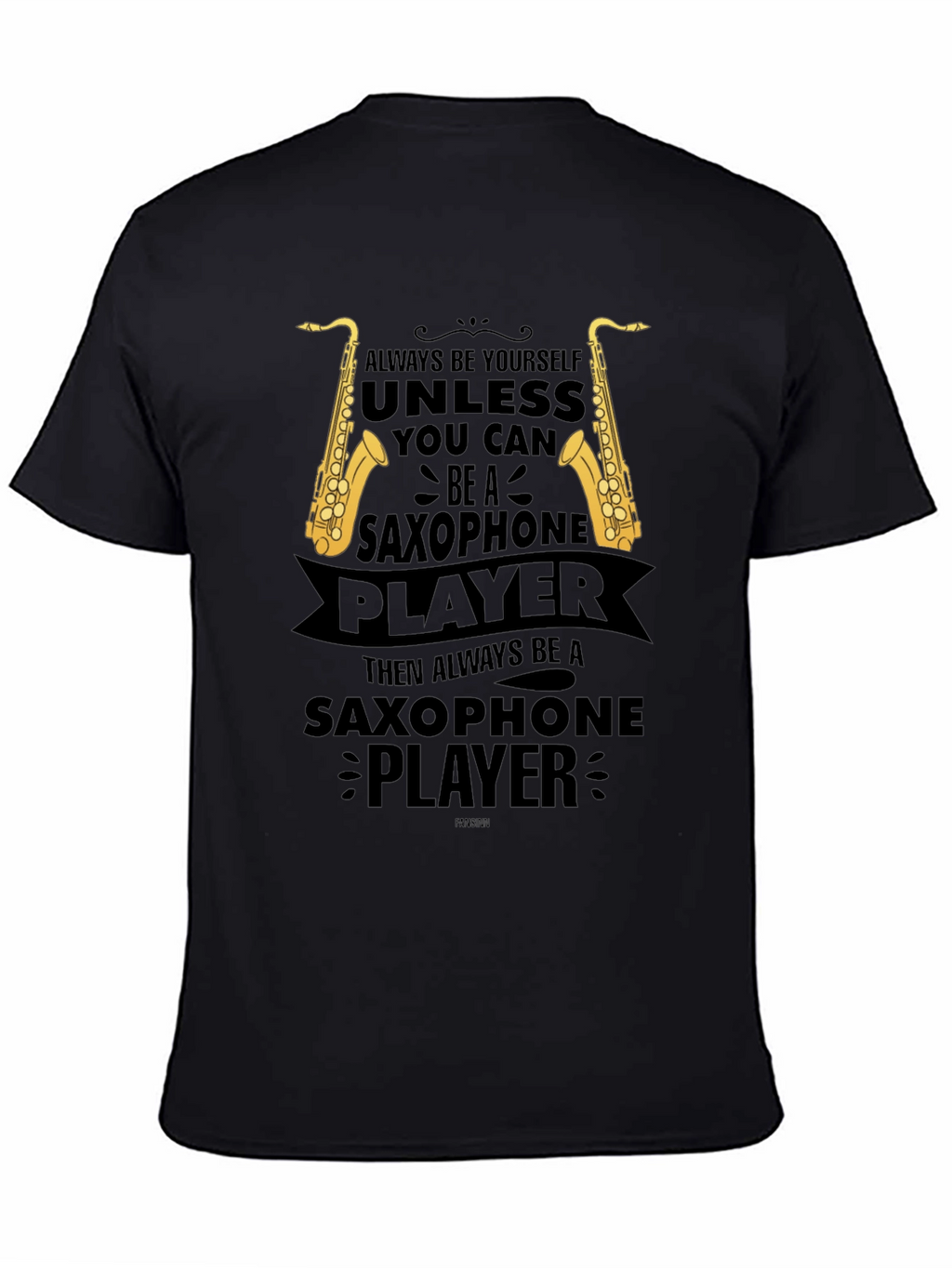 Saxophone Player Graphic T-Shirt - Musician Tee