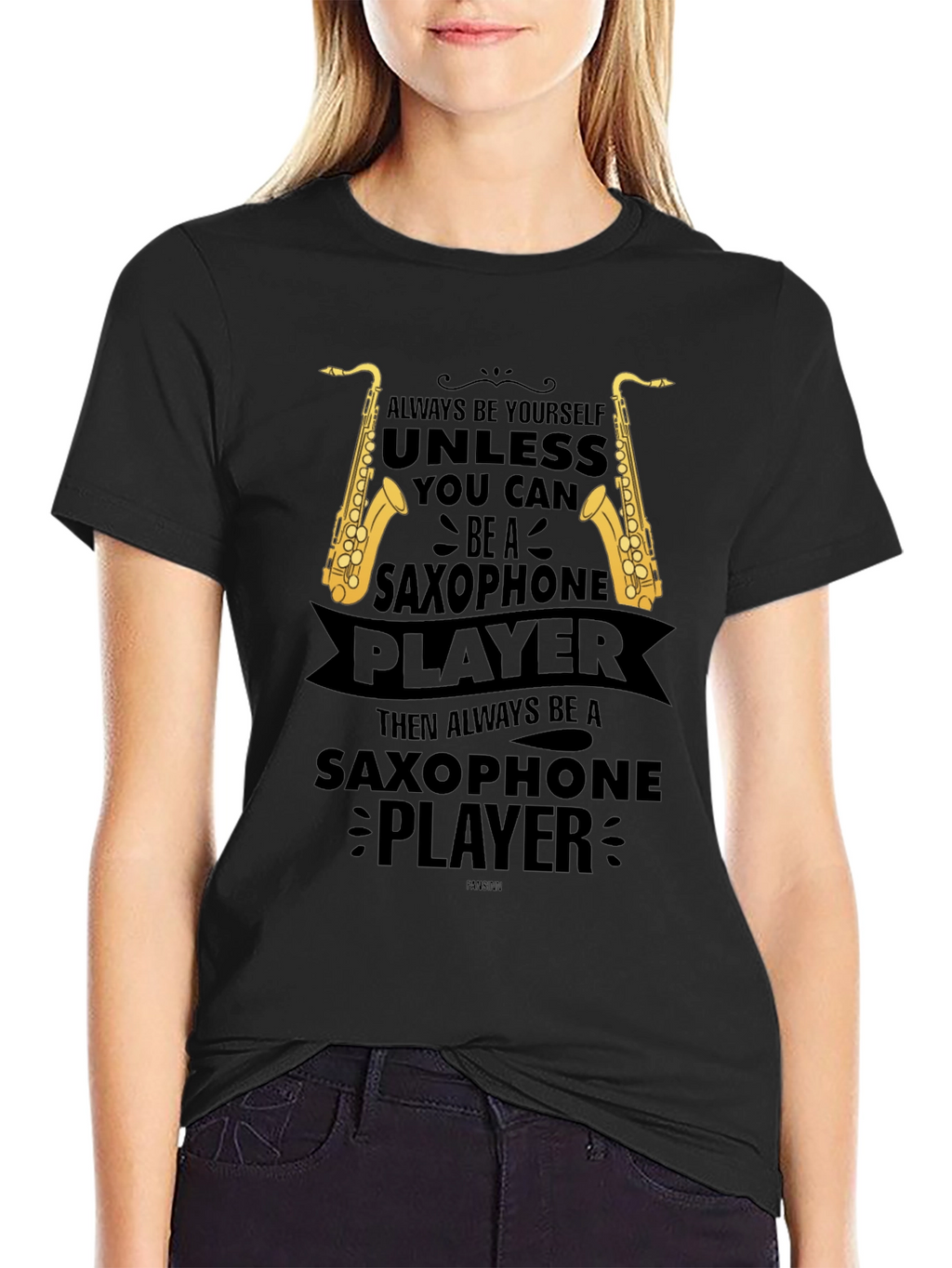 Saxophone Player Graphic T-Shirt - Musician Tee