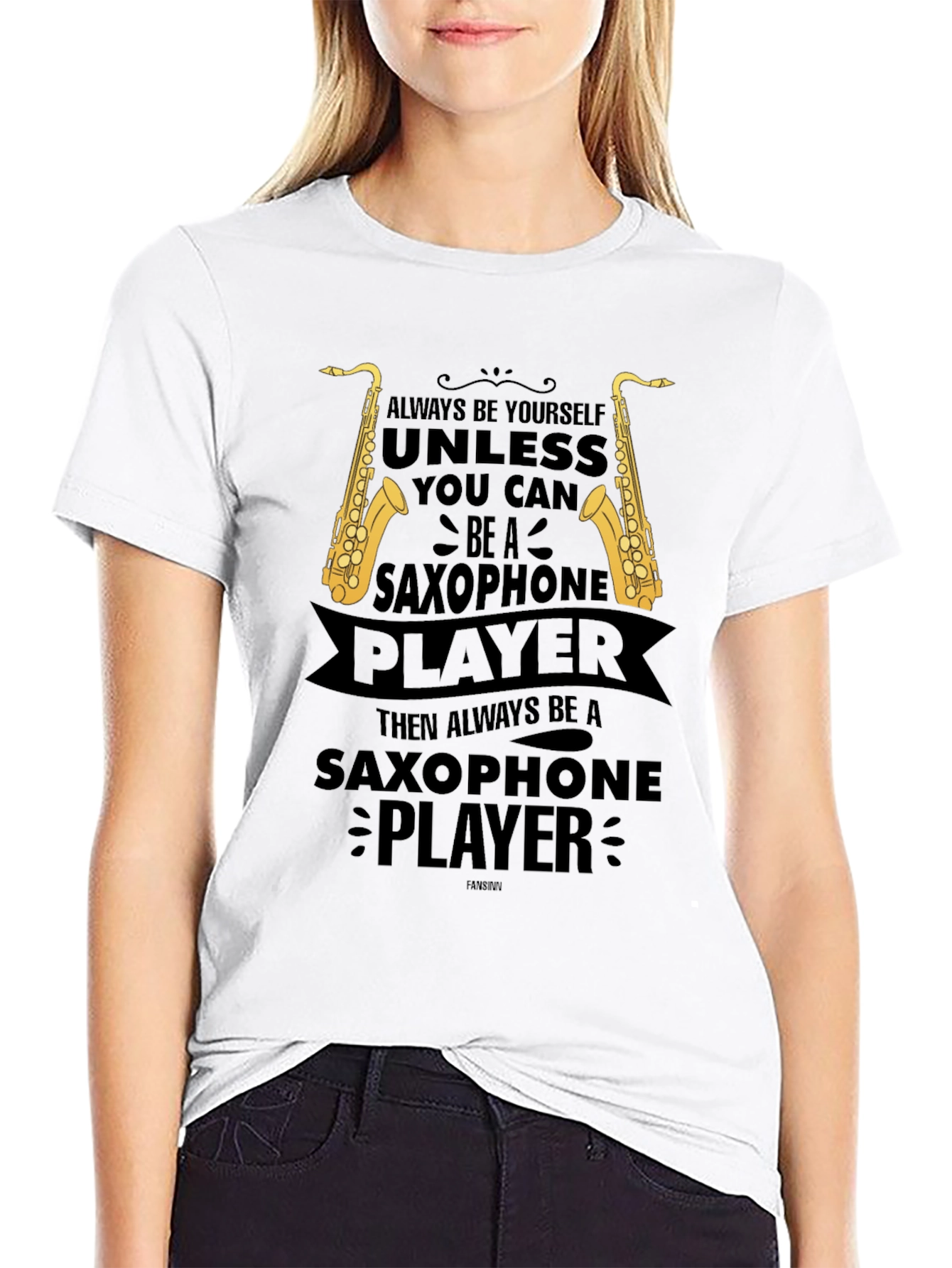 Saxophone Player Graphic T-Shirt - Musician Tee