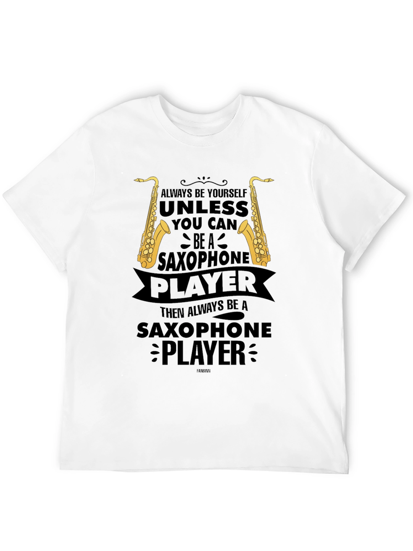 Saxophone Player Graphic T-Shirt - Musician Tee