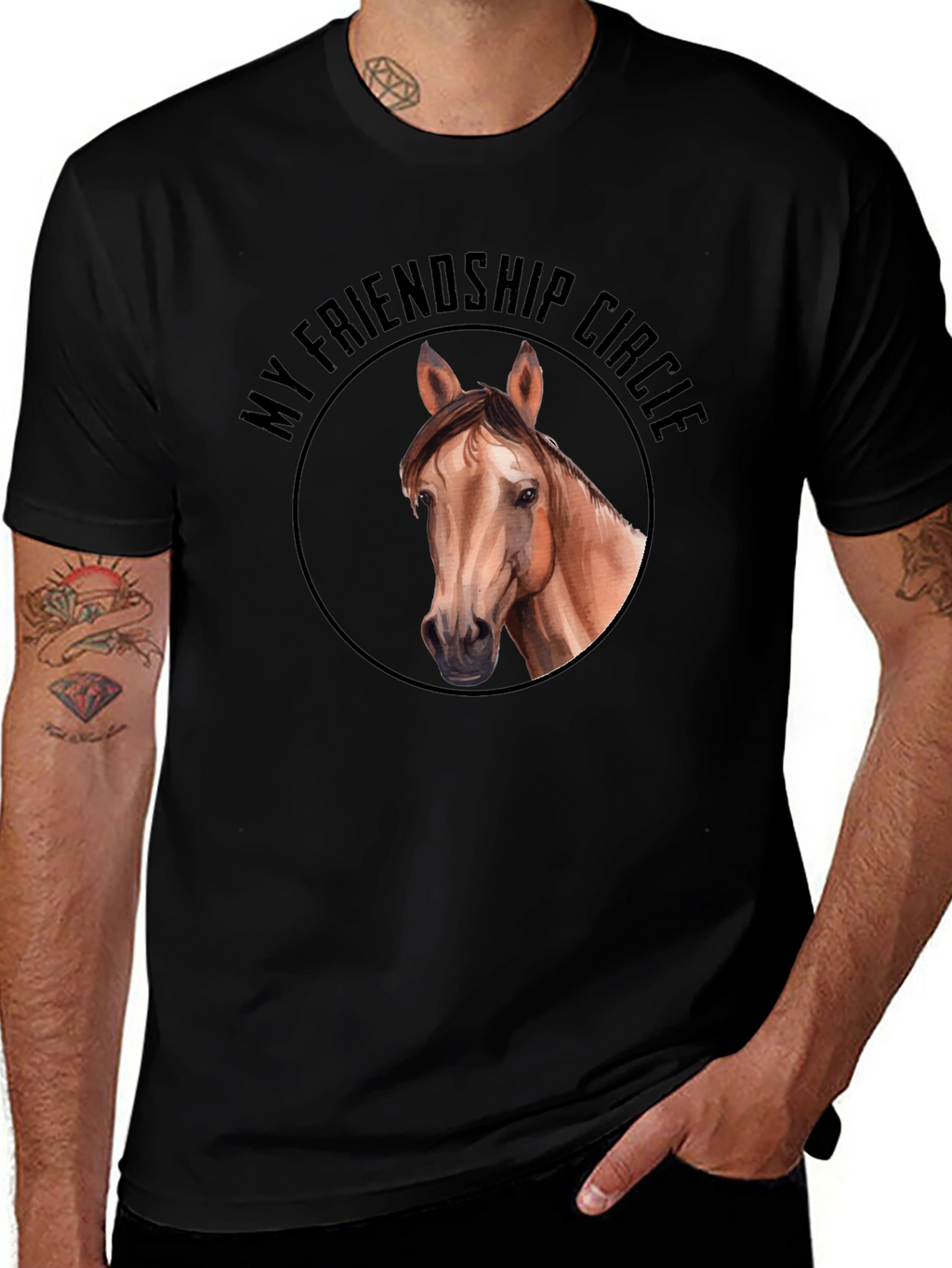 Friendship Circle Horse Graphic Tee