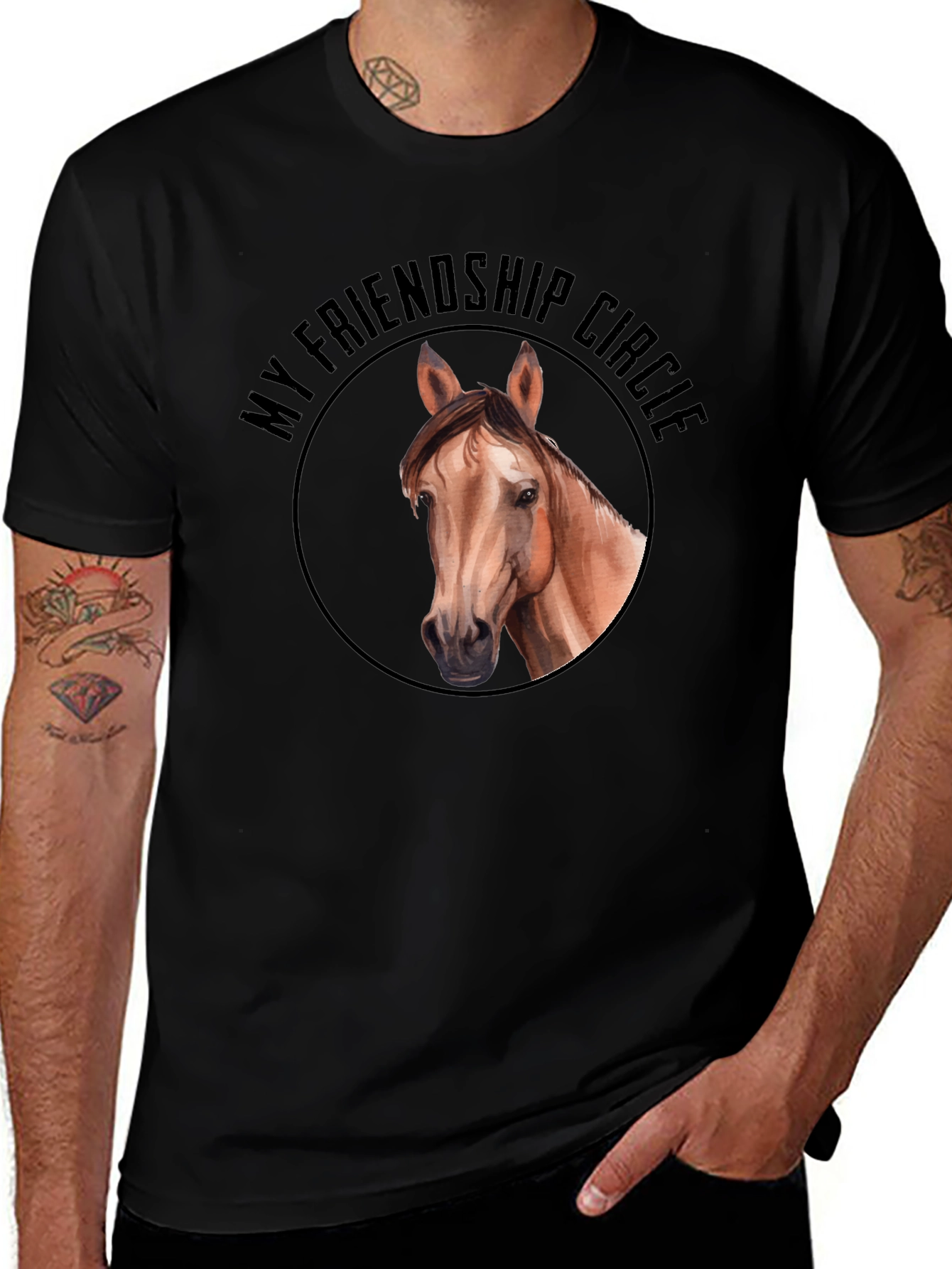 Friendship Circle Horse Graphic Tee