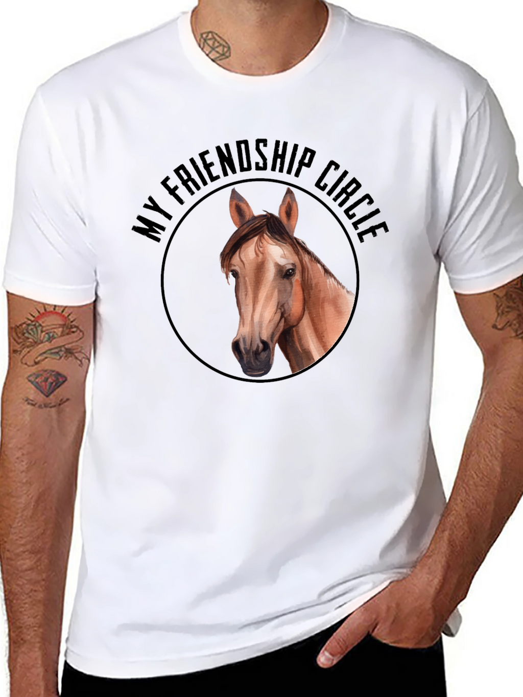 Friendship Circle Horse Graphic Tee