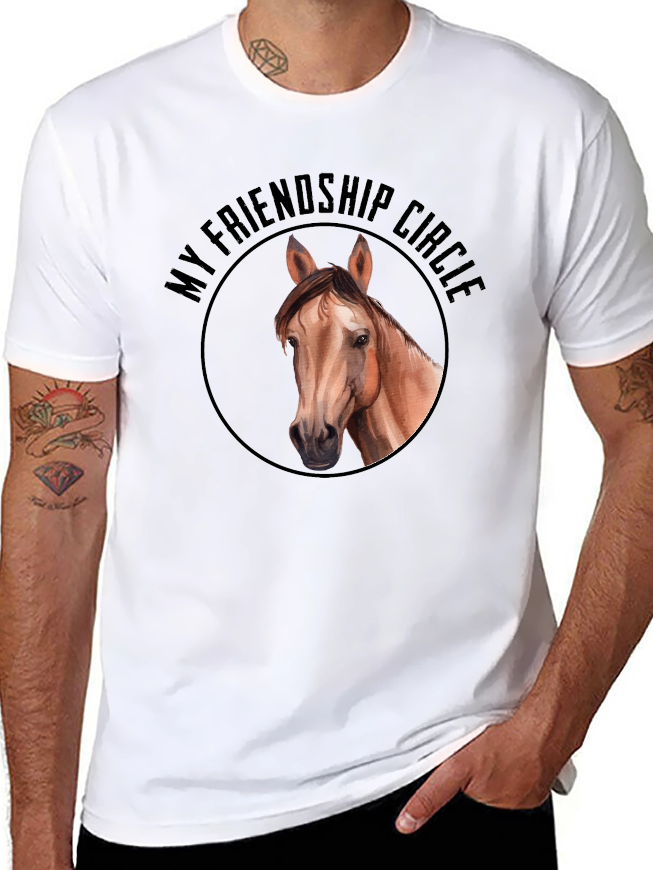 Friendship Circle Horse Graphic Tee