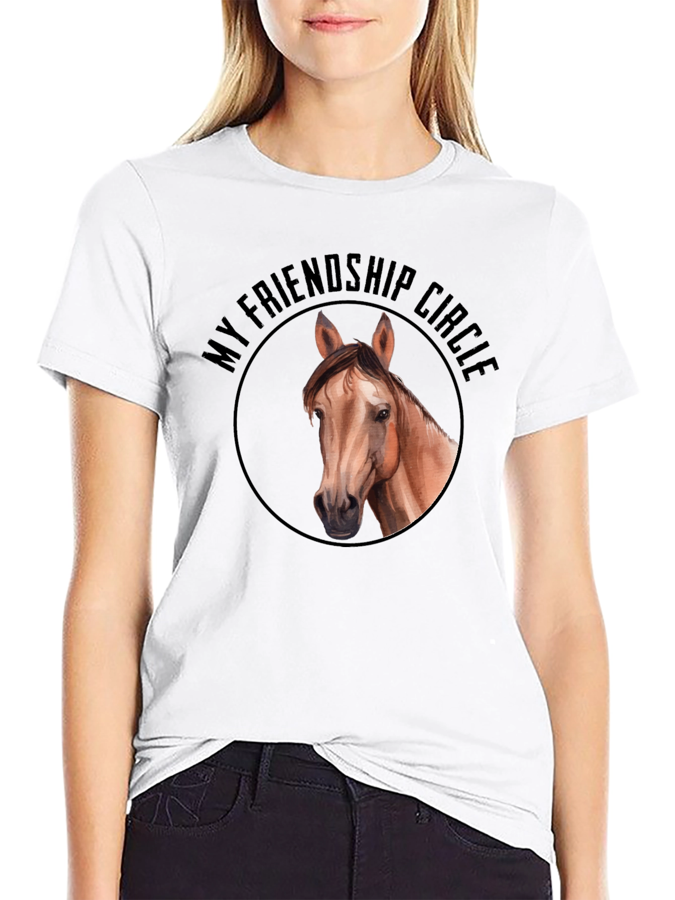 Friendship Circle Horse Graphic Tee